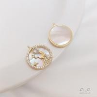 ราคา ตัวเรือนทองแดงหุ้มทองแท้14K 12ราศีสัญลักษณ์จี้สร้อยคอเปลือกหอยเพทายฝังเล็กๆสร้อยคอจิวเวลรี่ไฮเอนด์ (20951606719)