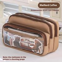 ราคา CalceNubes丨เคสดินสอความจุขนาดใหญ่สมเหตุสมผลคุณภาพสูงไฟกล่องเครื่องเขียนสไตล์เฉพาะกล่องดินสอแบบใสเรียบง่ายแบบใหม่ (25127361495)