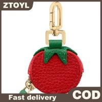 ราคา ZTOYL กระเป๋าใส่เหรียญดีไซน์รูปผลไม้เชอร์รี่กระเป๋าใส่เหรียญกระเป๋าสตางค์ใบเล็กพวงกุญแจน่ารักลายพีชบลูเบอร์รี่ของขวัญสำหรับแอร์แท็กหญิงสาวผู้หญิง (24649404088)