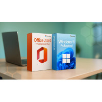ราคา Microsoft Windows 11 Professional License Microsoft Office 2024 Professional Plus for 1 devices ส (25674655309)