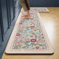 ราคา 2 ใน 1Kitchen carpet พรมปูพื้นห้องครัว ชุดพรมปูพื้นห้องครัว 2 ชิ้น พรมกันลื่นสำหรับห้องนอนดูดซับน้ำ พรมครัว (24826600567)