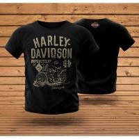 ราคา Harley Davidson Motorcycle Old School T shirt Baju Harley Davidson High Quality 190GSM Premium Cotton (24819498355)
