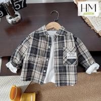 ราคา เสื้อเชิ้ตเด็ก เสื้อแขนยาวเด็ก เชิ้ตลายทาง เสื้อคอปกแขนยาวสำหรับเด็กผู้ชาย สไตล์เกาหลี (24777213692)