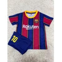 ราคา ชุดบอลเด็กทีมบาร์เซโลน่าเบอร์10ชื่อเเมสซี่ ปี2024 เสื้อพร้อมกางเกง ป้ายงานปัก (25586382352)