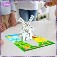 ราคา ชุดเครื่องผลิตกังหันลมวิทยาศาสตร์ Miffer รุ่นพื้นฐานวงจรไฟฟ้าสนุก DIY เครื่องช่วยในการสอนเครื่องผลิตกังหันลมมือสำหรับเด็กผู้หญิงเด็กผู้ชาย (23937182656)