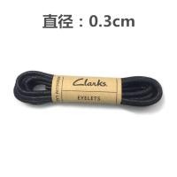 ราคา Clarks แท้ ทางการ เชือกรองเท้า Waxed Pure ผ้าฝ้าย Original Flat Anti Loss สีดำ หนัง อุปกรณ์เสริมรองเท้าทนทาน (20038662992)