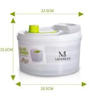 ราคา Mishilei COD ที่ล้างผัก ตะกร้าล้างผัก 2in1 Salad Spinner ล้างแช่ในเครื่องปั่น และสะเด็ดน้ำออกจากผัก สะดวก รวดเร็ว (25260244756)