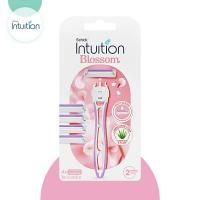 ราคา Schick Intuition Blossom มีดโกนสำหรับผู้หญิง 4 Refills 1 Handle IBS25 (25235575524)