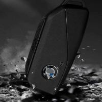 ราคา เคสกุญแจ BMW ดำล้วน ผิวด้าน พวงกุญแจซิลิโคน BMW 5 Series X5 X17 x7 x06i x740li กุญแจวัสดุ TPU (24216492145)