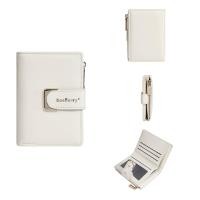 ราคา Baellerry กระเป๋าซิปกระเป๋าสตางค์ใบสั้นผู้หญิงกระเป๋าใส่บัตรแฟชั่นสองพับ Dompet Koin (24251871663)