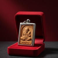 ราคา จี้พระ เนื้อผง หลวงปู่ทวด หลังหลวงพ่อโสธร สแตนเลสไม่ลอกไม่ดำ บูชาด้านค้าขาย แจกของชำร่วยงานมงคล (17779880204)