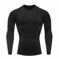 ราคา victory sprot เสื้อแขนยาว เสื้อยืดรัดรูป กระชับกล้ามเนื้อ แห้งเร็ว ระบายอากาศ ทรงเข้ารูป เสื้อกีฬาสีดำ (24957707375)