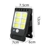 ราคา คลิปไฟโซล่าเซลล์แบบใหม่ ไฟโซล่าเซลล์แบบใหม่ แบบหนีบ ติดตั้งง่าย ไฟ SMD 6 ดวง แสงสีขาว ระบบเซ็นเซอร์ (25204194626)