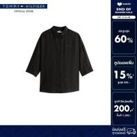 ราคา Tommy Hilfiger เสื้อเชิ๊ต ผู้หญิง รุ่น WW0WW46169 BDS สีดำ (24651111483)