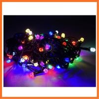 ราคา ไฟกะพริบประดับตกแต่ง 100 LED ไฟกระพริบ ไฟหิ่งห้อย 8 เมตร ไฟตกแต่งห้อง RGB ไฟประดับสวน ไฟกระพริบ led (22850016471)