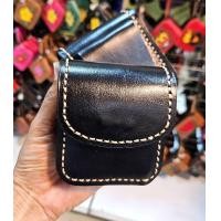 ราคา กระเป๋าใส่เหรียญ เอนกประสงค์ สำหรับตลับเมตร ใส่กุญแจ รีโมท บุหร เหรียญ ผลิตจาก หนังวัวแท้ ขนาด 3x4x1 นิ้ว (24989114106)
