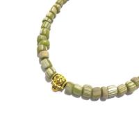 ราคา ช้างกระบี่ สร้อยคอ ลูกปัดหินโบราณ เส้นที่157 ยาว22นิ้ว โชว์ลูกลมสีเหลืองธงชาติล้วน ลูกปัดโบราณ ลูกปัดโบราน (7088090878)