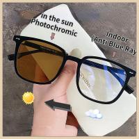 ราคา แว่นสายตาสั้น แว่นสายตาสั้นเลนส์ออโต้ ออกแดดเปลี่ยนสี แว่นตากรองแสง แว่นตา เลนส์ออโต้ แฟชั่น แว่นกรองแสงสีฟ้า บลูออโต้ (23285128852)