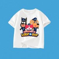 ราคา พร้อมส่ง เสื้อยืดเด็ก นายอำเภอลาบราดอร์ Sheriff Labrador Kid T shirt พิมพ์ลาย แขนสั้นท็อปส์ 90 150CM CHIL เสื้อ (24511801401)