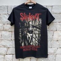 ราคา เตรียมจัดส่ง เสื้อวง Slipknot ลายหน้า หลัง ลิขสิทธิ์แท้ นำเข้าจาก USA ค่ะ สี เสื้อยืดวง (20489146247)