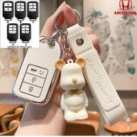 ราคา Tpu 2 3 4กุญแจรถยนต์ปุ่มกดเคสสำหรับ HONDA Jaz hrv crv brv CITY ACCORD กุญแจรถยนต์รีโมทที่คลุมพวงกุญแจรถ CIVIC (24941187586)