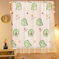 ราคา ผ้าม่านลายการ์ตูน ผ้าม่าน 2 ชั้น ทึบแสง โปร่งแสง ม่าหน้าต่าง ม่านประตู สำเร็จรูป ตีนตุ๊กแก (16019726359)