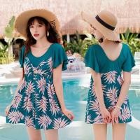 ราคา ชุดว่ายน้ำลายพิมพ์ผู้หญิงไซส์ใหญ่ ชุดคลุมท้อง ทรงหลวม ชุดเดรสสำหรับอบตากลางแจ้ง แฟชั่น ชุดว่ายน้ำสำหรับผู้หญิงไซส์ใหญ่ (17451163355)