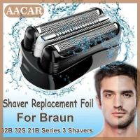ราคา AACAR สำหรับ Braun 32B 32S 21B Series 3 310S 320S 340S 3010S เปลี่ยนเครื่องโกนหนวดฟอยล์หัว (23586103926)