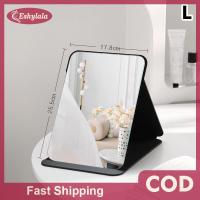 ราคา Eshylala กระจกแต่งหน้าตั้งโต๊ะสีทึบหนัง PU แบบถือง่ายกระจกสีดำพับได้ขนาดกะทัดรัดน่ารักสำหรับนักเรียน (24583307480)