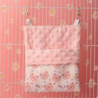 ราคา ที่นอนแขวนชูก้า สัตว์เล็ก กระรอก Small Pet ผ้าขน ผ้าลาย เปลชูก้าไกลเดอร์ (24461953641)