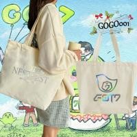 ราคา กระเป๋าผ้าแคนวาส ถุงผ้า GOT7 ลูกนก IGOT7 Canvas Tote Bag พิมพ์ลายโลโก้ กระเป๋าผ้าใบ แฟชั่น กระเป๋า ความจุขนาดใหญ่ gt01 (24412654746)