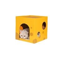 ราคา Boqi Factory บ้านแมว กล่องลับเล็บแมว ที่ฝนเล็บแมวนอนได้ ที่นอนแมวลับเล็บแมวได้ บ้านแมวลับเล็บแมวได้ LYC606 (17335413760)
