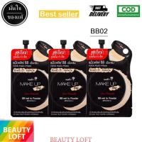 ราคา 3 ซอง Nami Make Up Pro BB Wet to Powder SPF40 PA บีบีซองดำ No 02 แมตต์ ปกปิด คุมมัน กันน้ำ (24507336998)