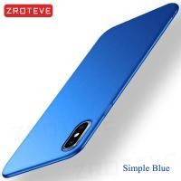 ราคา เคสกันกระแทกสำหรับ iPhone X XS XR เนื้อด้านบางเฉียบ ZROTEVE หรูหราพีซีแบบแข็งเคสสำหรับ Apple Iphone XS Max 10 IPhonex IPhone10 (21967227812)