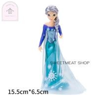 ราคา ตุ๊กตาเอลซ่าPVCบาง โมเดลเจ้าหญิงน้ำแข็ง แต่งเค้ก (21966505917)