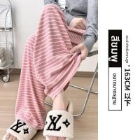 ราคา กางเกงขายาวทรงหลวมเอวสูงลายทางสีดำขาว กางเกงขายาวทรงตรงลำลองสำหรับผู้หญิง กางเกงขายาวทรงยาวแบบลำลองสำหรับฤดูร้อน (25427088943)