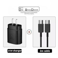 ราคา ชาร์จเร็วสุด Samsung ชุดชาร์จ 25W PDหัวชาร์จ สายชาร์จ หัวชาร์จเร็วซัมซุงของ type C Super Fast Charger สายชาติเร็ว type c 1 เมตร 2 เมตร type c to type c (25336440370)