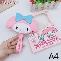 ราคา JCSYFAC แปรงหวีผมการ์ตูน Sanrio Hello Kitty Kuromi น่ารักหวีกระจกแบบพกพามีกล่อง (23396474043)