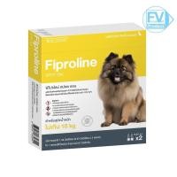 ราคา Fiproline ผลิตภัณฑ์ป้องกันและกำจัดเห็บหมัด สำหรับสุนัข นนน้อยกว่า 10Kg 1 กล่อง บรรจุ 2 หลอด (25473095066)
