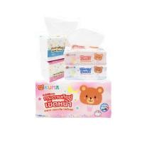 ราคา ยกแพ็ค 5 ห่อ KUMA Facial Tissue กระดาษทิชชู่เช็ดหน้า 168 แผ่น 5 ห่อ กระดาษทิชชู คุมะ (23675111974)