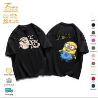 ราคา ส่งจากกรุงเทพ เสื้อยืดคอกลม ผ้าฝ้าย 100 พิมพ์ลายการ์ตูนมินเนี่ยน (21855894604)