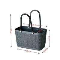 ราคา COD ตะกร้าใส่ของขนาดใหญ่ทรงสี่เหลี่ยมตะกร้าสี่เหลี่ยมตะกร้าใส่ของที่เก็บพลาสติกพลาสติก Bakul (24175408580)