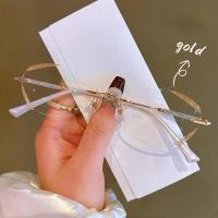 ราคา แฟชั่น Starlight Fine แฟลชเพชรตัดขอบสายตาสั้นแว่นตาผู้หญิง Anti Blue Light สายตาสั้นแว่นตาเกรด0 600 (16451055211)