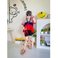 ราคา เสื้อเด็กดอย เสื้อพื้นเมือง เสื้อคอวีกะเหรี่ยงผ้าฟอกนุ่มแบบเด็ก (24572040812)