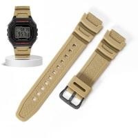 ราคา Aotelayer Tali Jam Tangan Silikon นิ่ม18มม สำหรับ Casio W218H AE 1200 1100 SGW 300 400 MRW 200สายรัดข้อมือยางเรซินสปอร์ตอุปกรณ์นาฬิกาสายรัดข้อมือดำน้ำ (23885049841)
