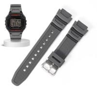 ราคา Aotelayer Tali Jam Tangan Silikon นิ่ม18มม สำหรับ Casio W218H AE 1200 1100 SGW 300 400 MRW 200สายรัดข้อมือยางเรซินสปอร์ตอุปกรณ์นาฬิกาสายรัดข้อมือดำน้ำ (23885049831)