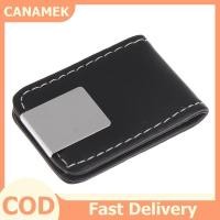 ราคา CANAMEK 1ชิ้นกระเป๋าสตางค์หนัง PU กระเป๋าแม่เหล็กกระเป๋าใส่บัตรเครดิตธุรกิจ (25266357880)