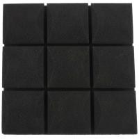 ราคา 25X25X5cm Wallpaper Sticker Practical Acoustic Foam Panel Sound Stop Absorption Sponge Studio Ktv Living Room Bar Soundproof Solid Sponge 3D Wall Sticker Black (25365052447)