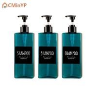 ราคา CMinYP 3ชิ้น500มล ขวดใส่สบู่สี่เหลี่ยมกันน้ำขวดเปล่าแบบเติมได้ขวดใส่สบู่ล้างมือโลชั่นเหลวแชมพู (24766505040)