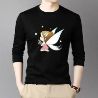 ราคา ขาว ดำ เสื้อยืดแขนยาวผ้านิ่มเด้ง เสื้อแขนยาวแฟชั่น ใส่ได้หญิงและชาย TL307 (21419775952)